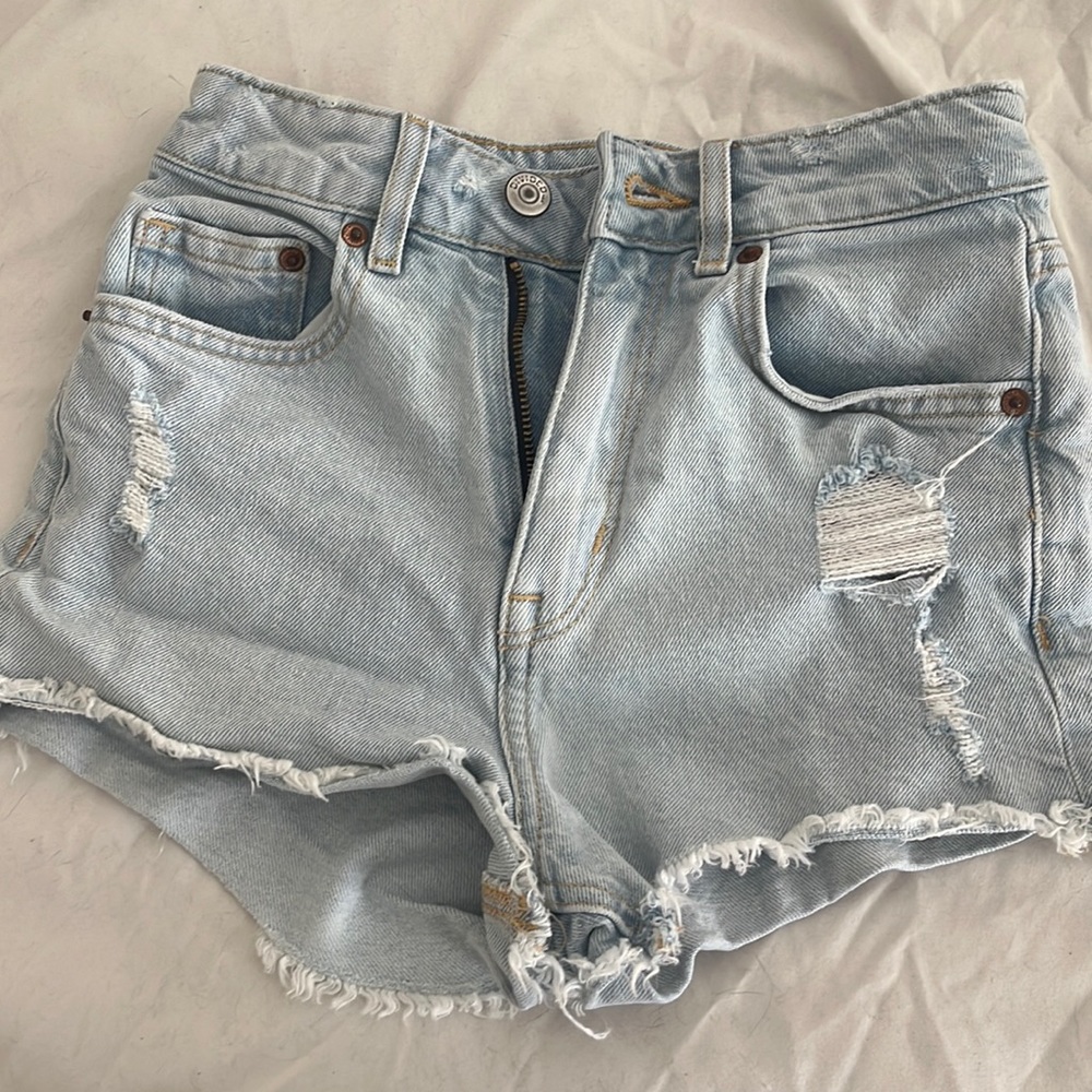 Jean shorts woman size 0, H&M